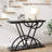 43" Industrial Console Table With Storage Shelf For Entryway-1559081548