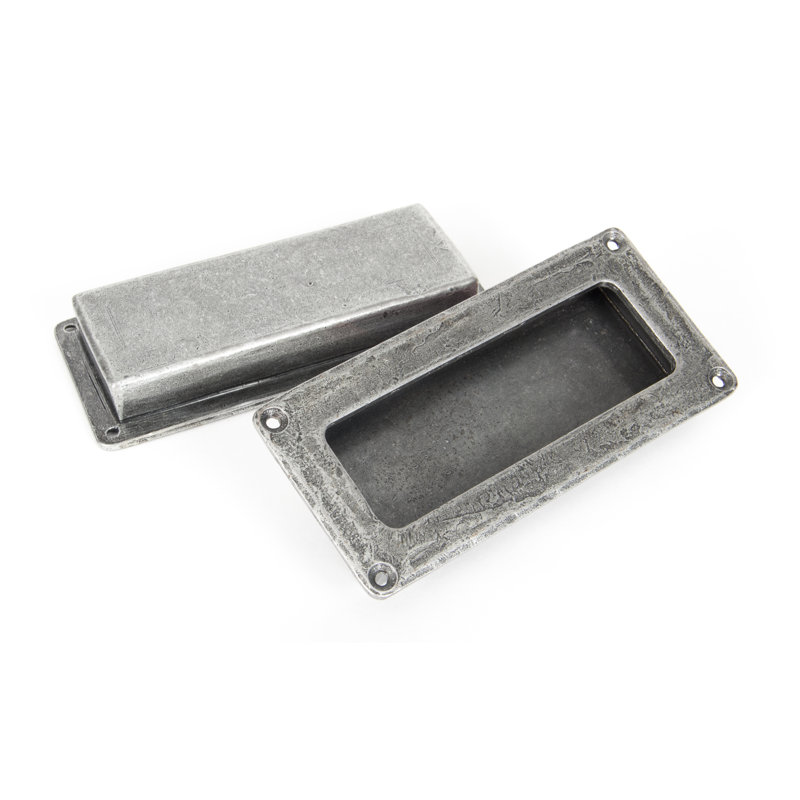 Flush Handles 10.7 cm Recessed Handle, Pewter Patina