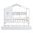 Wooden House Bed With Trundle-1325408415-1325408412