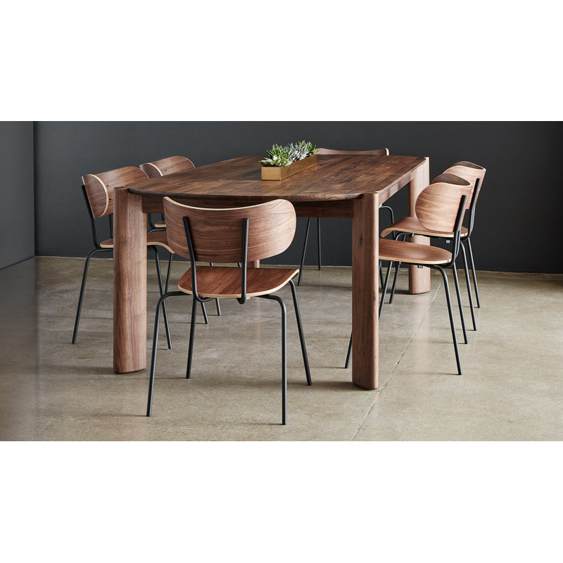 Bantam Dining Chair, Walnut/Black