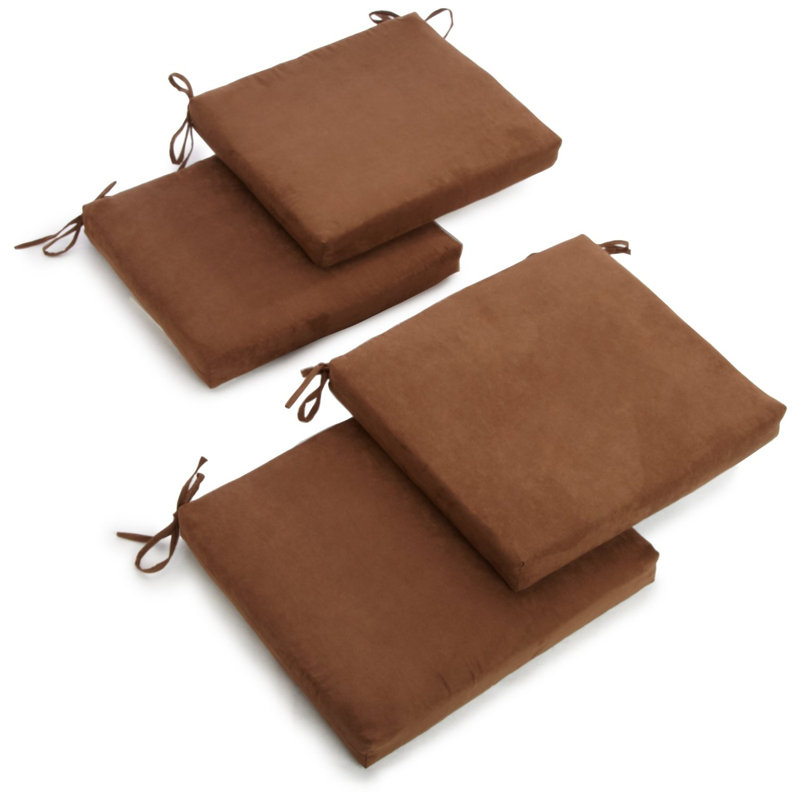 Outdoor 3'' Seat Cushion, Chocolate
