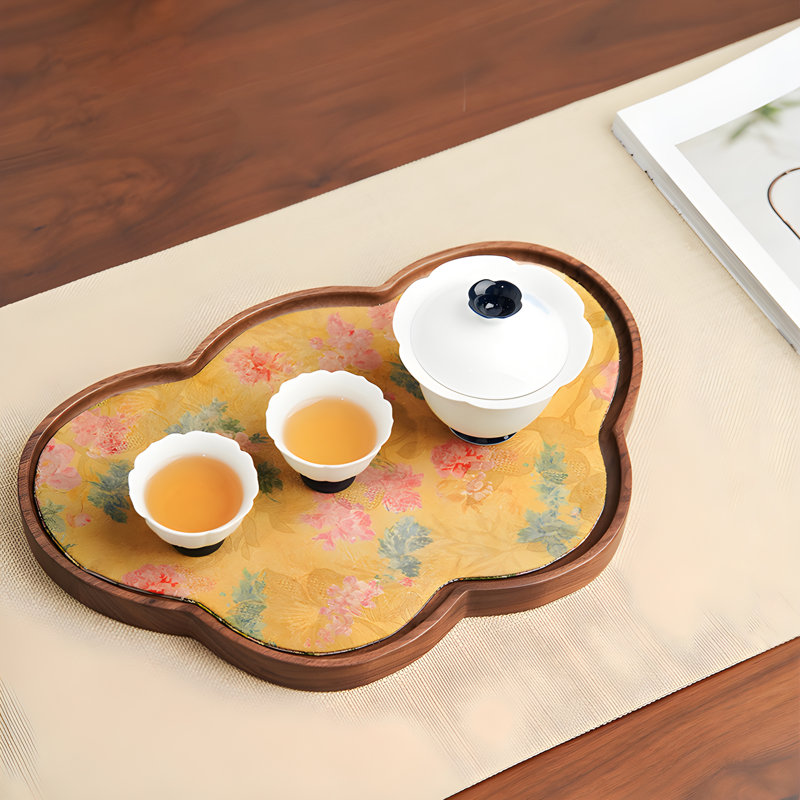 Black Walnut Yayi Tea Plate