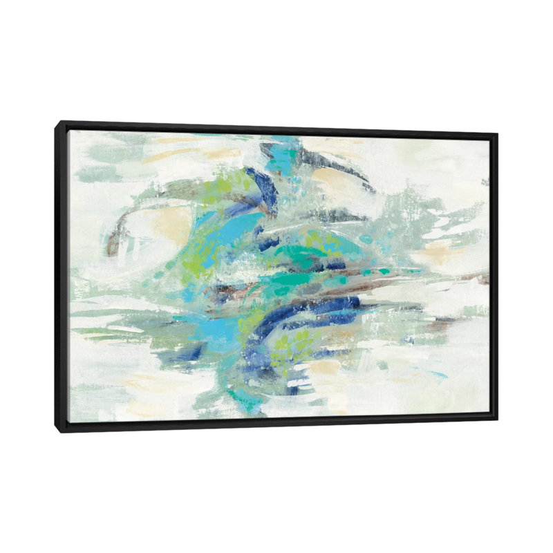 Reproduction d'art sur toile tendue, H 18 po x l 26 po x P 1,5 po, Toile encadrée noire, Pas de tapis