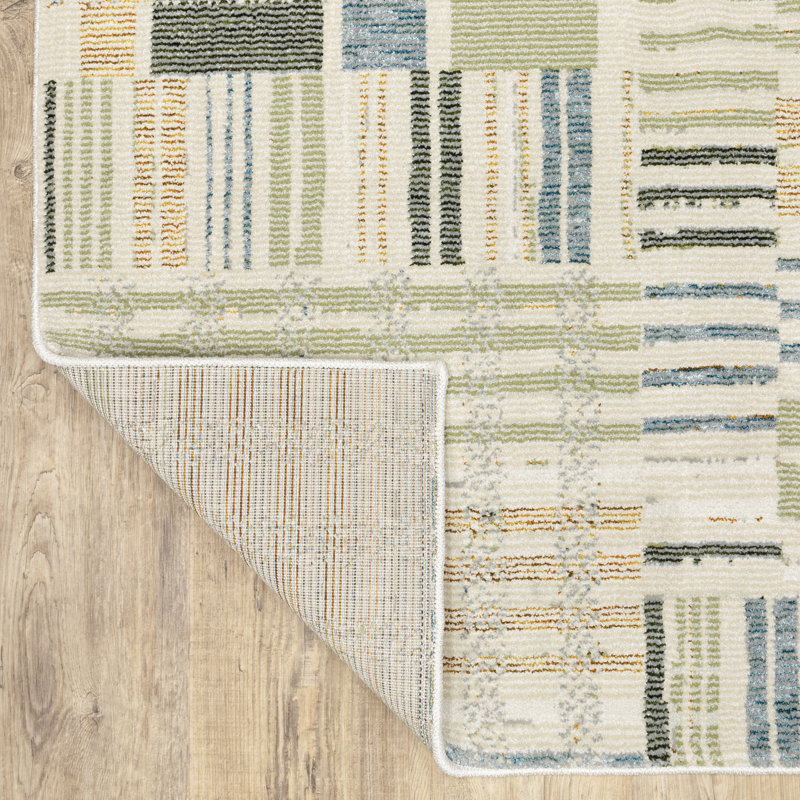 Torge Geometric Indoor Rug, Runner 2'6" x 12'