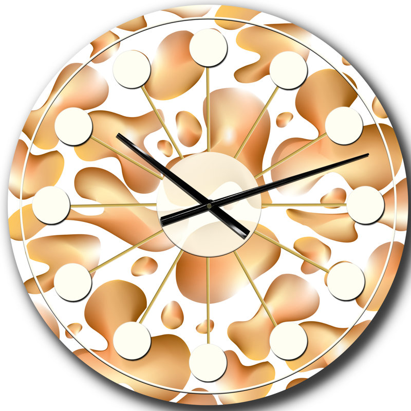 Horloge murale liquide, Surdimensionné