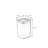 Durable Storage Box Set (24 Pieces), Anthracite Color | 8 Boxes: 3.7 x 3.7 x 6.9 in (70.4 oz), 8 Boxes: 3.7 x 3.7 x 6.1 in (47.3 oz), 8 Boxes: 3.7 x 3.7 x 3.0 in (23.7 oz) | BPA Free, Dishwasher Safe, Ideal for Organizing Home & Office