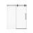 56"-60"W*72" H Frameless Single Sliding Shower Door – 5/16" (8Mm) Clear Tempered Glass, Bypass Design, Shower Door