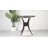 Dyar Round Metal Outdoor Bistro Table With Umbrella Hole , 30.71'' in. W 30.71'' in. D