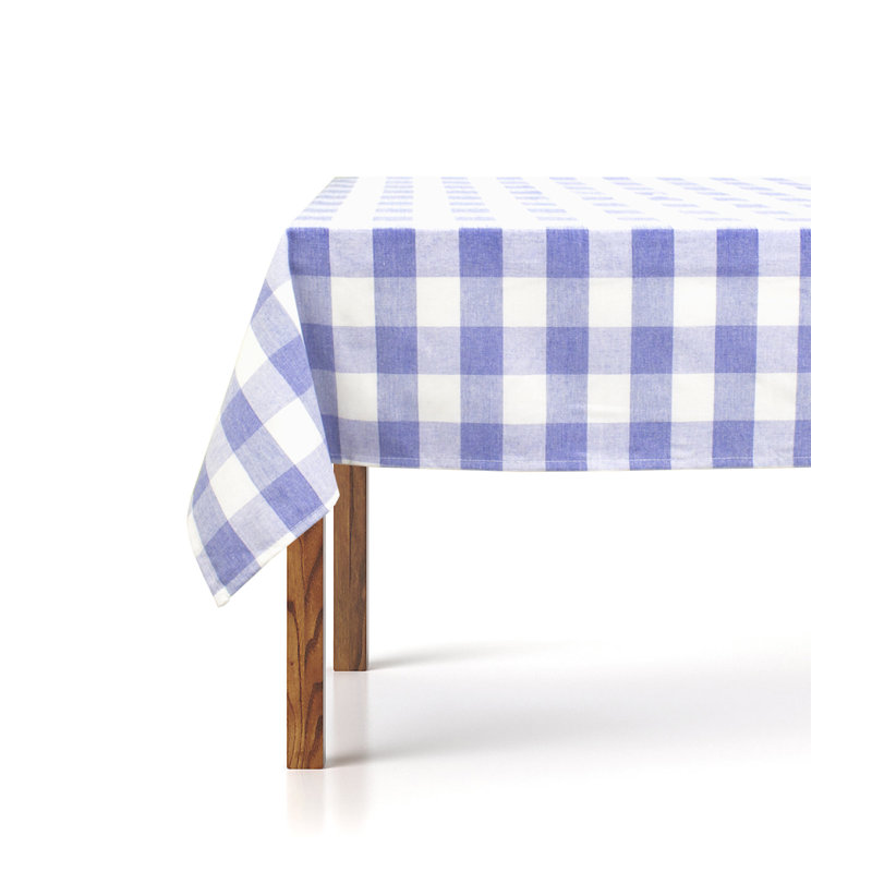Chemin de table Blue Country Buffalo, Bleu, 56 po x 56 po
