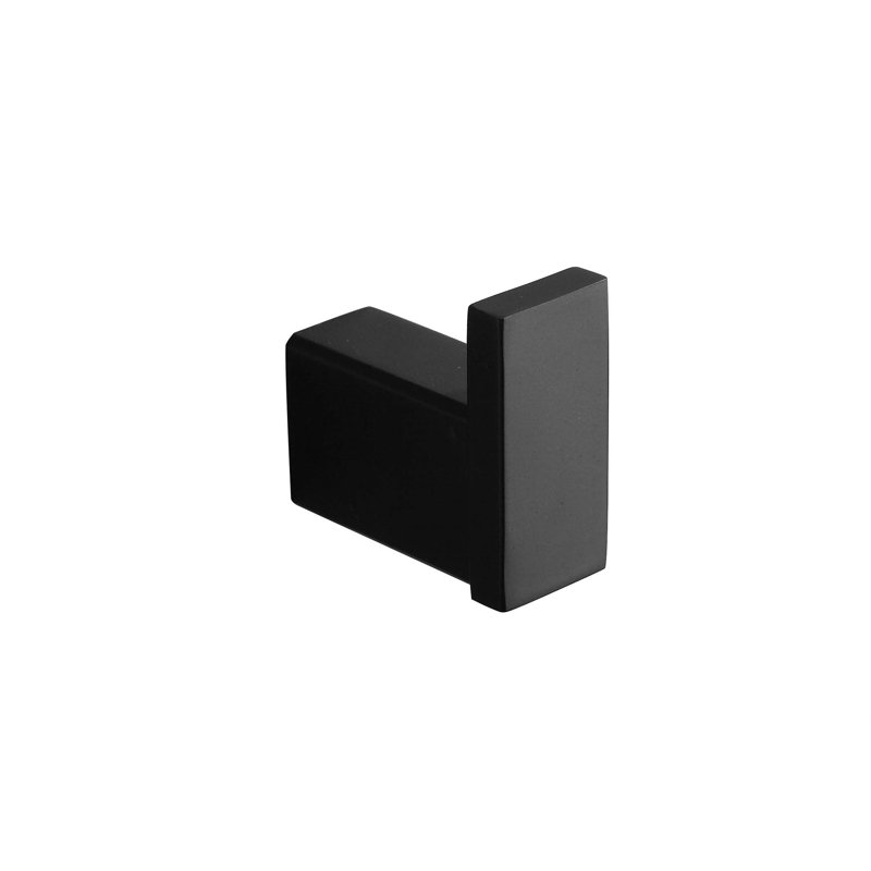 Porte-serviettes mural 24 po 4 requis, Noir mat