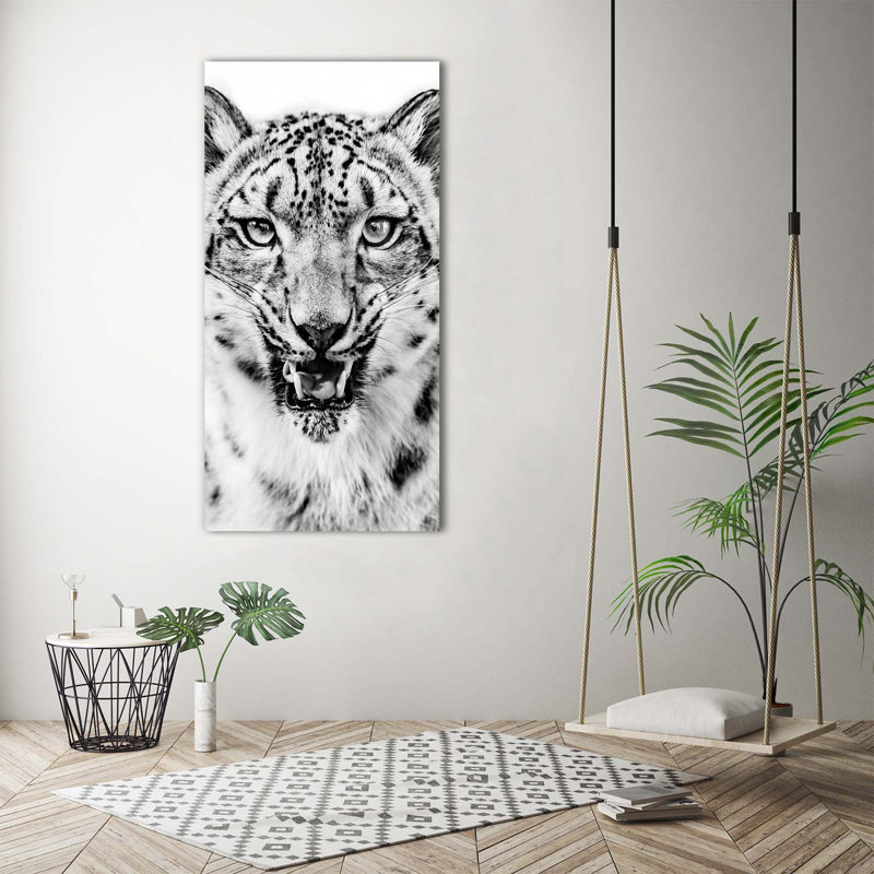 Snow Panther - Wrapped Canvas Print