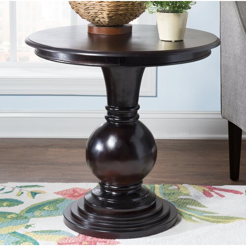 Three Posts™ Knight 26” Round Pedestal End Table & Reviews | Wayfair