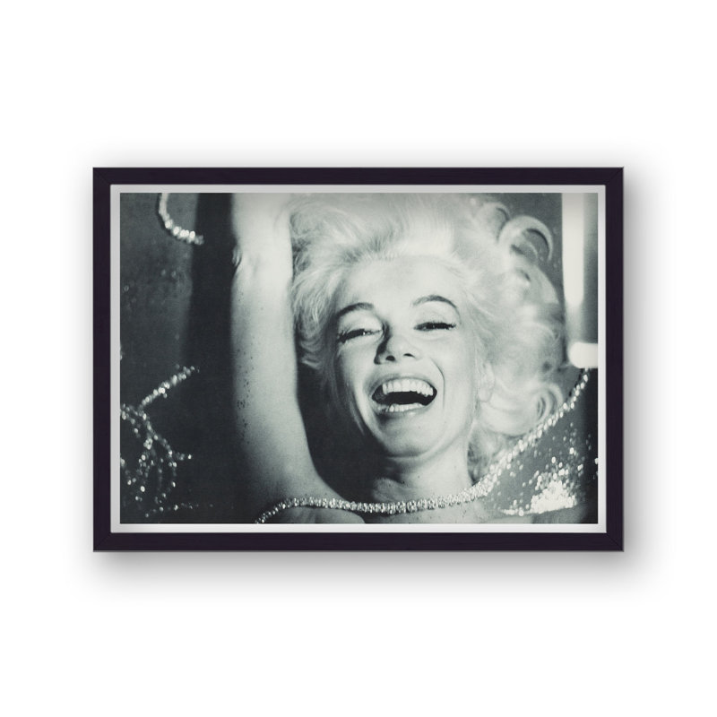 Marilyn Monroe Laughing Jewellery - Single Picture Frame Print