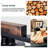 5-Light Wood 34" Kitchen Island Pendant with Clear Glass Shades-857510015
