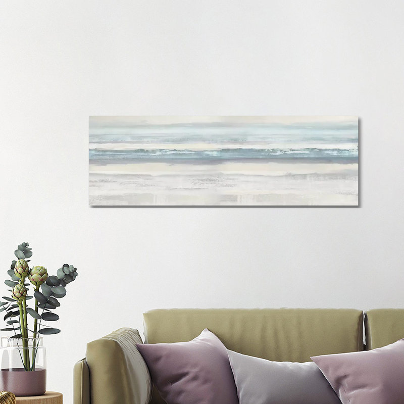 Boundless Aqu by Jake Messina - Wrapped Canvas Panoramic Painting, 121.92 cm H x 40.64 cm W