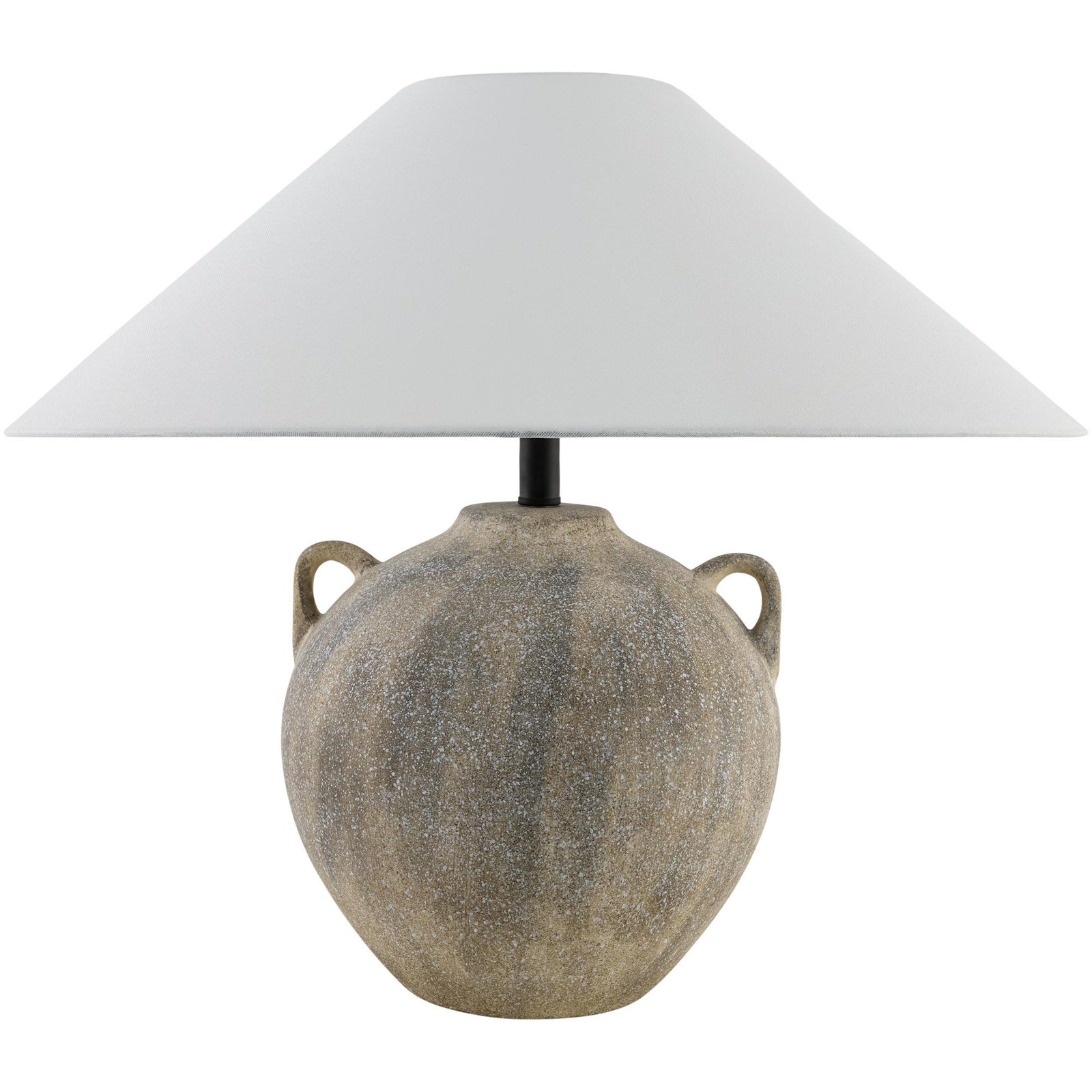 Galey Alix x Livabliss Araya Accent Table Lamp, Gray