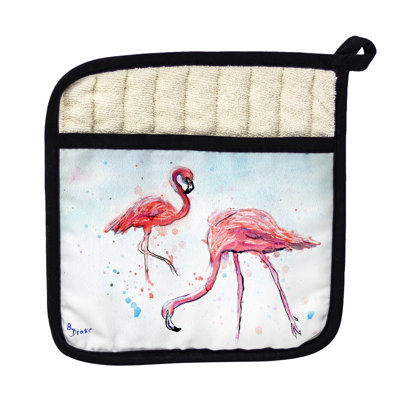 Betsy drake interiors funky flamant roses cuisinier poignée