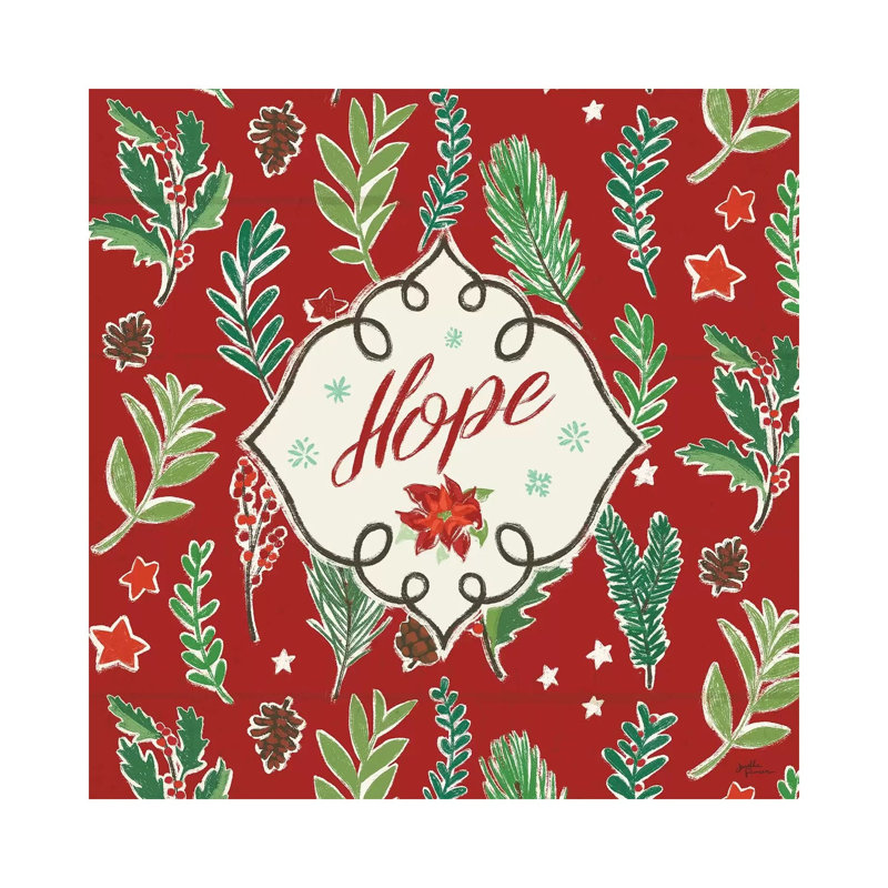 Holiday Joy VII by Janelle Penner - Wrapped Canvas Print, 30.48 cm H x 30.48 cm W