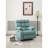 Stylish Teal Padded Armchair Recliner-1204920302