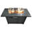 25'' H Outdoor Fire Pit Table With Lid - 42'' W Steel Propane, Garden Alluring Propane H, W, Modern For Area