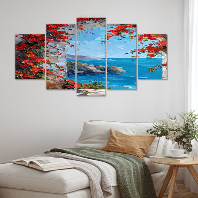 Runyan - Ensemble de 5 décorations murales plage et océan