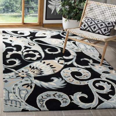 Amory Hand Tufted Wool Abstract Rug