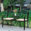 Banc de parc en acier inoxydable