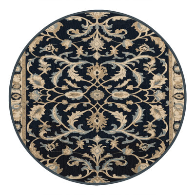 Washable Mediterranean Luxury Coastal Area Rug