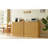 34.3" Modern Wavy Sideboard, Curved Contour Design Storage Cabinet, 2-Door Cabinet With Storage Function, Suitable For Kitchen/Bedroom/Living Room, 34.3"L X 15.7"W X 34.3"H-1485454784