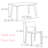 Simple walnut dining table-110774215