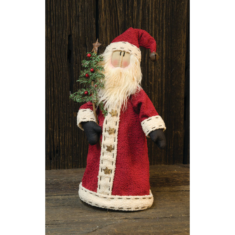 Père noël avec une longue couche