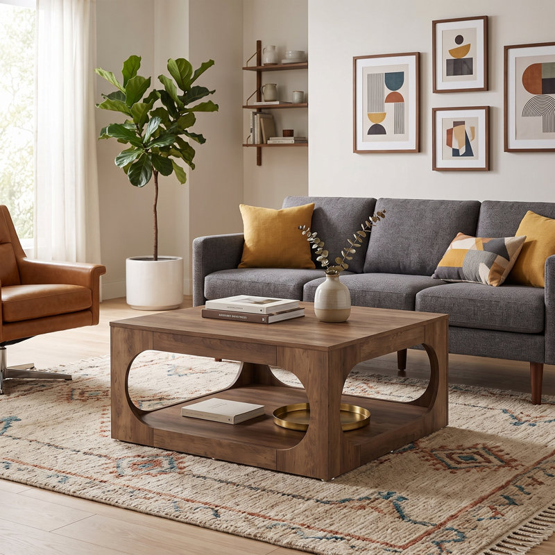 Table basse Inniss, Brun