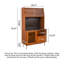Armoire en acier inoxydable de style médiéval