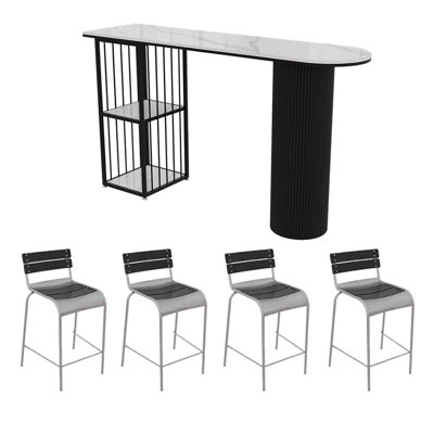 Table et chaise de bar Light Luxury