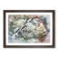 Wild Rhino in Abstract - Picture Frame Painting Print-55612076-55612071