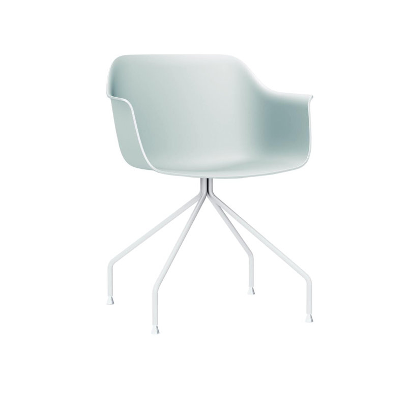 Shape Spider Outdoor Dining Armchair, White