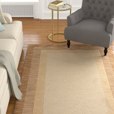 Keifer Oriental Hand Tufted Beige Area Rug -  Alcott HillÂ®, 16CD4A04859B4B79BE5BD88AC4C6A84D