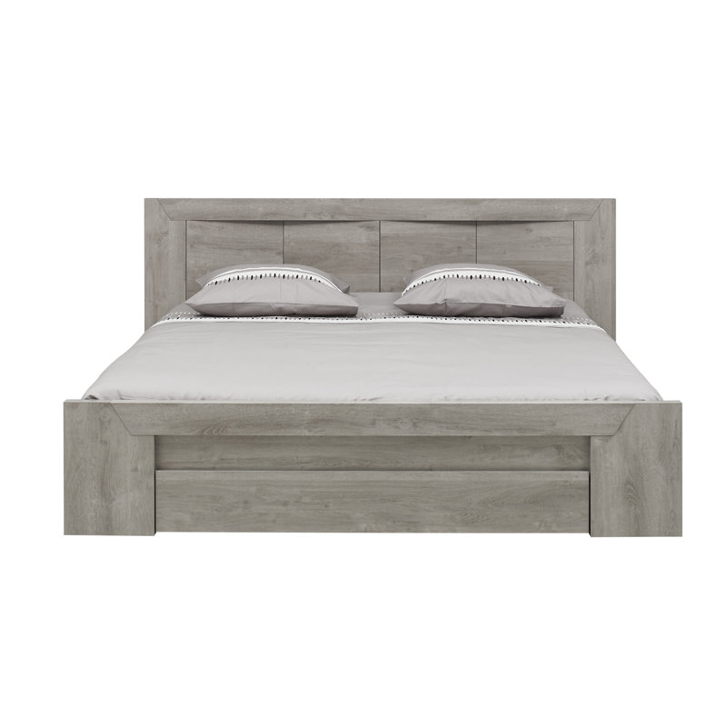 Worthley Storage Bed, Grey, Kingsize (5')