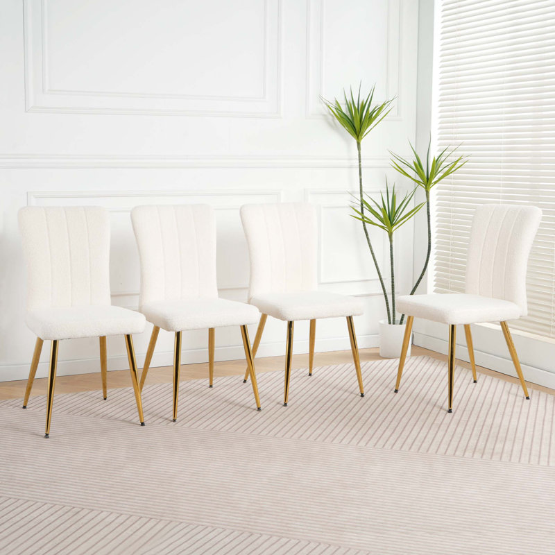 Chaise de salle à manger en laine Modern