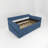 BLUE UPHOLSTERED TWIN SIZE DAYBED WITH TRUNDLE, VELVET FABRIC, NO BOX SPRING REQUIRED, COMFORTABLE AND SIMPLE DESIGN MODELS