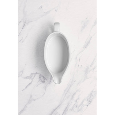 PRIME IVORY Premium Porcelain Prime Oval Gravy Boat Bowl | Ivory | 8.4oz | Microwave & Dishwasher Safe
