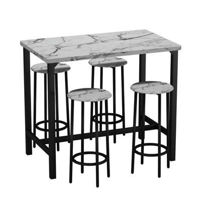 4 -Person Steel Dining Set