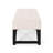 Elegant Waffle Stitch With Upholstery And Graceful Leg Frame Rectangular Featuring Soft Button Tufting Stable Legs