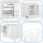 Meuble-lavabo moderne 36 po avec surface peinte, poignées en métal et tiroir 36 po-910449053