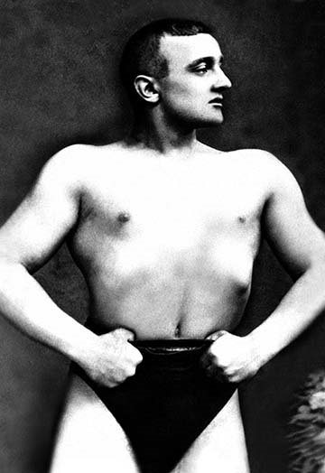 Bodybuilder avec pouces dissimulé dans la ceinture-reproduction de photo, H 36 po x l 24 po x P 1,5 po