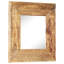 Charest Wood Flat Wall Mirror