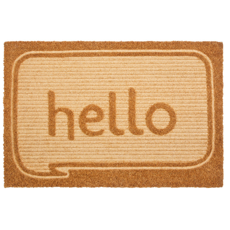 Surekha W40 x L60 cm Non-Slip Doormat