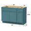 Base de meuble-lavabo simple 42 po seulement-96923011
