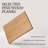 Modern Minimalist Walnut-Coloured Pine Sofa Side Table with Casters