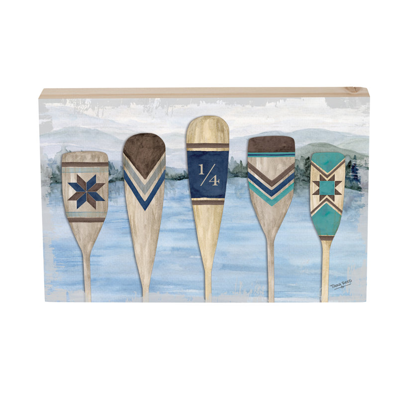 Lake Living Wooden Plock Paddles 12x8"